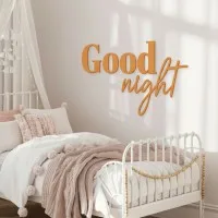Wandletters Good Night – berken multiplex