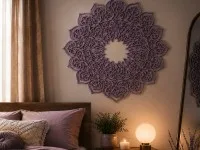 Mandala Leaves Wall Art