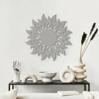 Décoration en bois contreplaqué flammes du soleil