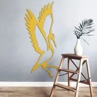 Multiplex decoratie - Staande kraanvogel
