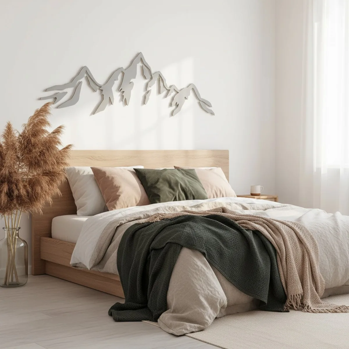 Décoration en contreplaqué - Montagne