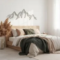 Décoration en contreplaqué - Montagne