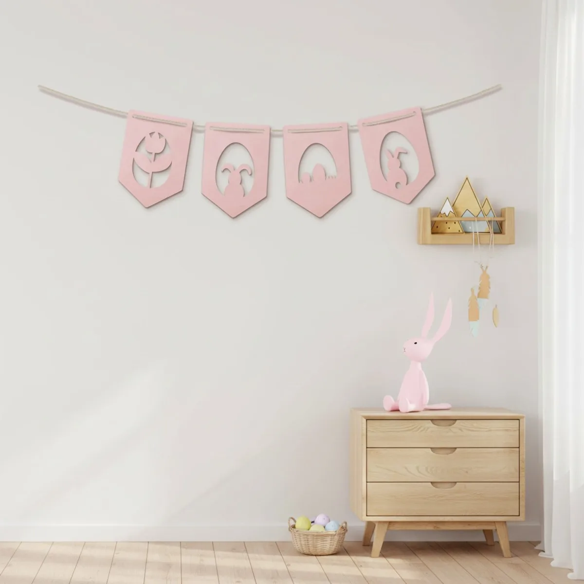 Easter Garland in Birch Plywood (4 Parts)