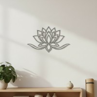 Yoga Lotus Flower Birch Plywood Wall Decor