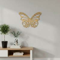 Décoration murale en contreplaqué de bouleau - Papillon