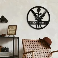 Round Birch Plywood Wall Decor - Bloom Wildly