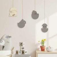 Easter Chicks in Birch Plywood (4 Pieces)