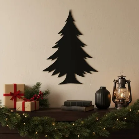 Pine Tree Wall Decor – Spruce Silhouette – Birch Plywood
