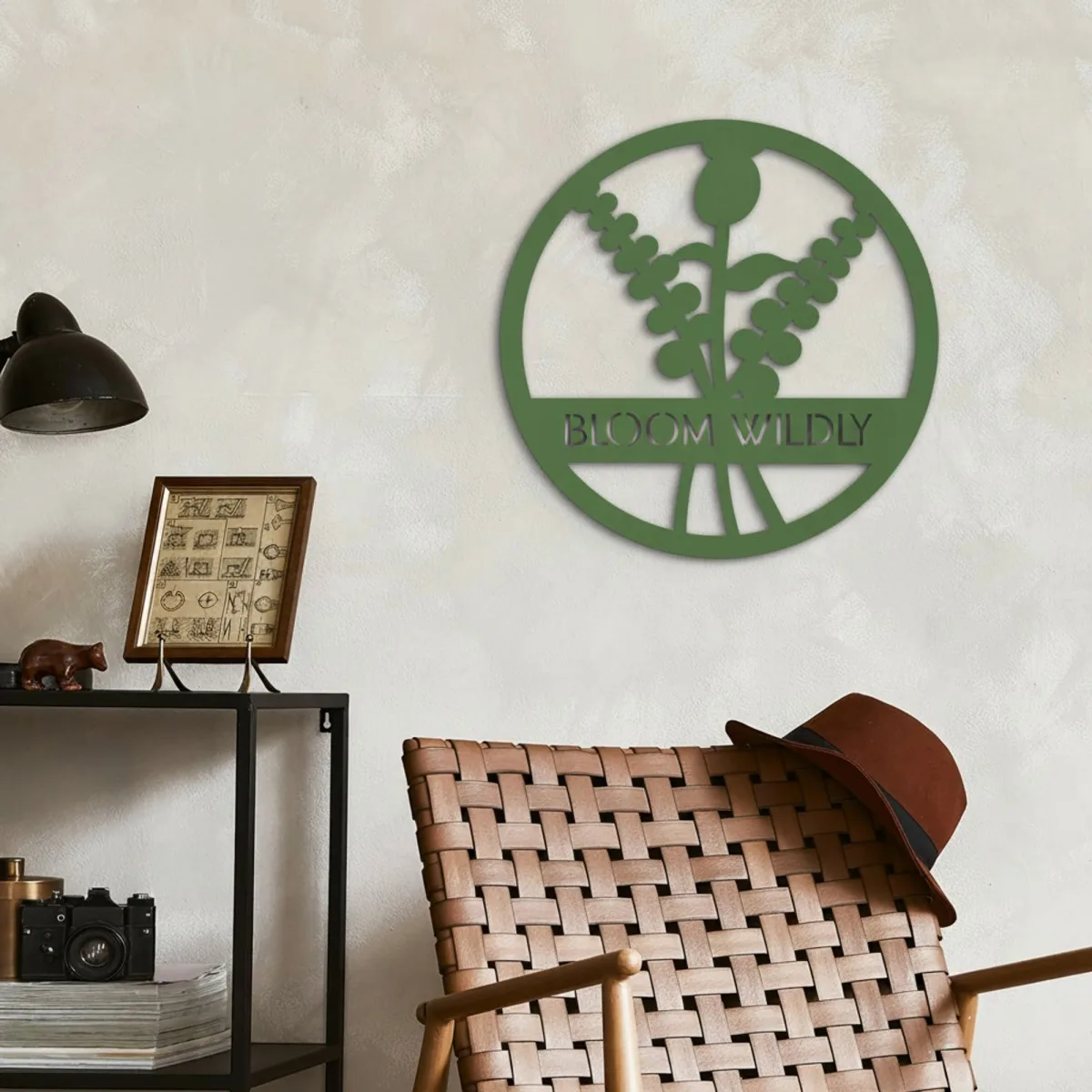 Round Birch Plywood Wall Decor - Bloom Wildly
