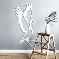 Multiplex decoratie - Staande kraanvogel