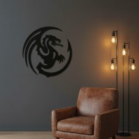 Dragon Round Wall Art