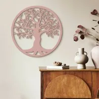 Décoration murale « Arbre de vie » Ø 40 cm – Contreplaqué de bouleau
