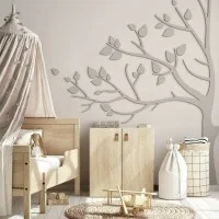 Arbre XXL mural, set de 84 pièces – Contreplaqué de bouleau