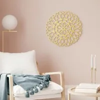Birch Plywood Wall Decor – Flower of Life Mandala