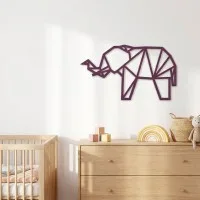 Multiplex decoratie - Origami olifant