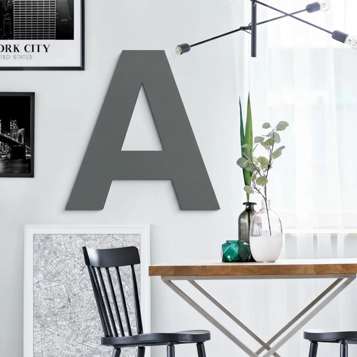 Wooden Letter (Swiss font) - Birch Plywood - Choose letter & size