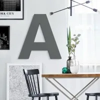 Wooden Letter (Swiss font) - Birch Plywood - Choose letter & size