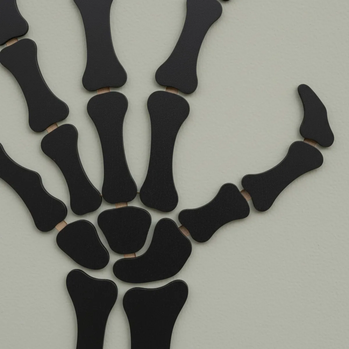 Skeleton Hand Wall Decor – Zombie Rising From Grave – Birch Plywood 35x45 cm