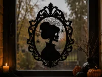 Panneau-cameo « Lady Skeleton »