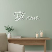 Ti amo – Birch Plywood Wall Decor