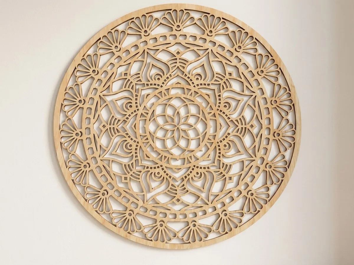 Wooden Mandala Wall Art