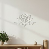Yoga Lotus Flower Birch Plywood Wall Decor
