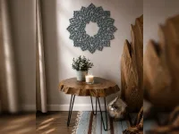 Lotus Plywood Wall Mandala